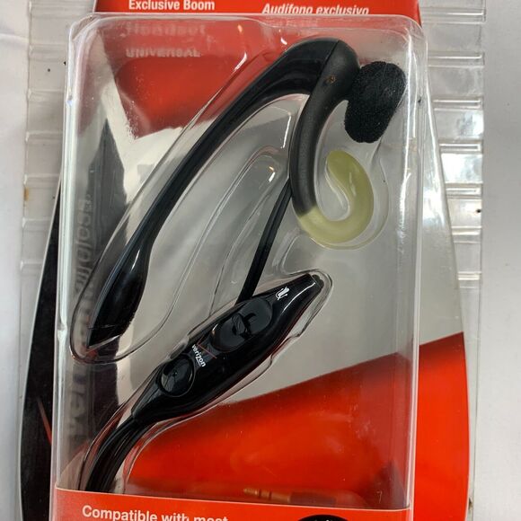 Verizon Plantronics Exclusive Boom Headset Model-MX250MCAE 2.5mm Port NEW B1 - Picture 5 of 5